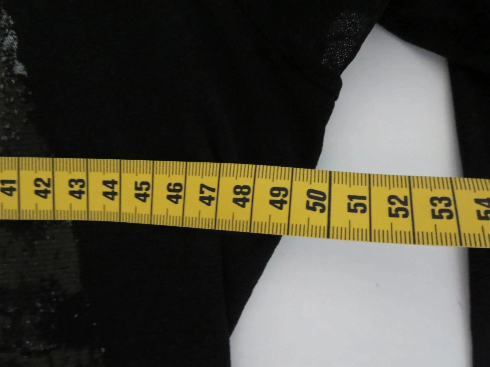 Haut Patrice Bréal noir imprimé – T. 42/44 XL – Manches 3/4 – Très bon état – photo 4